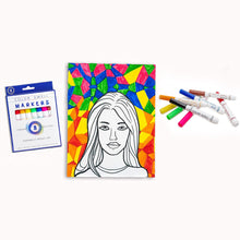 Load image into Gallery viewer, Color Swell Washable Bulk M0arkers - 18 Boxes of 8 Vibrant Colors (80 Total) - Broad Line Markers - ColorSwell