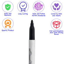 Load image into Gallery viewer, Color Swell Bulk Permanent Markers 60 Count (Black) for Teachers, Offices, Classrooms Color Swell