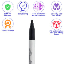 Load image into Gallery viewer, Color Swell Bulk Permanent Markers 60 Count (Black) for Teachers, Offices, Classrooms - ColorSwell