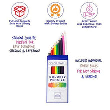 Load image into Gallery viewer, Color Swell Bulk Colored Pencils (12 Packs, 12 Pencils/Pack) - ColorSwell