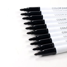 Load image into Gallery viewer, Color Swell Bulk Permanent Markers 60 Count (Black) for Teachers, Offices, Classrooms - ColorSwell