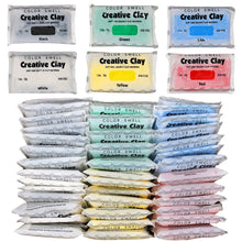 Load image into Gallery viewer, Color Swell Air Dry Clay Bulk Pack (80 packs, 1oz each) - ColorSwell