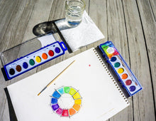 Load image into Gallery viewer, Color Swell Bulk Watercolor Paints Bulk Pack (10 Packs, 8 Colors/Pack) - ColorSwell