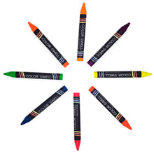 Load image into Gallery viewer, Color Swell Neon Crayon Pack - One Box of Fun Neon Crayons (8 Crayons per Box) Color Swell