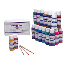 Load image into Gallery viewer, Color Swell Washable Tempera Paint Set - 30 Colors in 2 oz Bottles are Perfect for Kids Adults Parties Students Classroom Bulk - ColorSwell