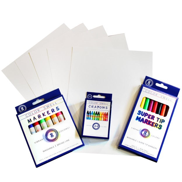 Color Swell art project:  Scribble Art