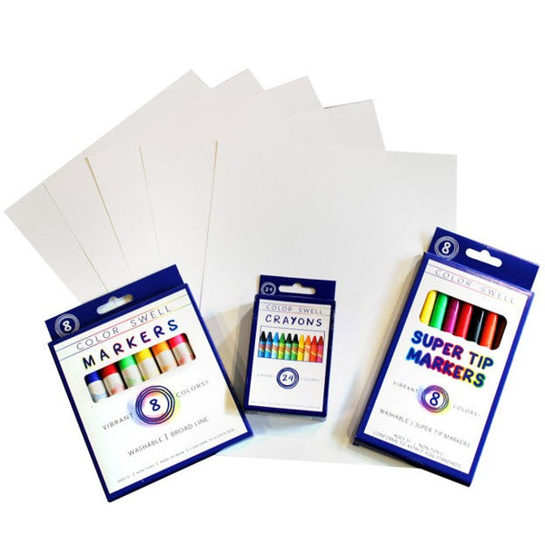 Color Swell art project:  Scribble Art