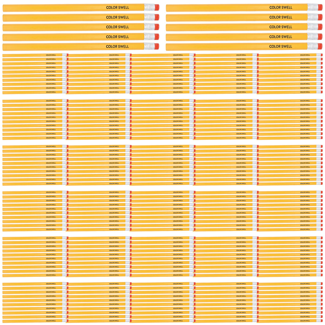 Color Swell - 360 Bulk Pencils - Yellow #2 Pencils Color Swell