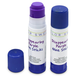 Color Swell Bulk Glue Stick - 30 Pack - Disappearing Purple - ColorSwell