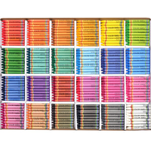 Color Swell Bulk Crayon Classpack - 1680 Crayons in 24 Vibrant Colors of Teacher Quality Durable Bulk Crayons for Classroom and Home Color Swell