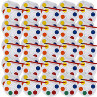 Color Swell Bulk Round Brushes For Painting Pack with Brushes - 50 Sets with 5 Washable Colors Each - Great for Kids, Classrooms, Parties, Students, Donations, Party Favors, All Ages - ColorSwell