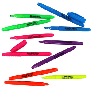 Color Swell Multi-Color Bulk Highlighters 12 Pack ColorSwell