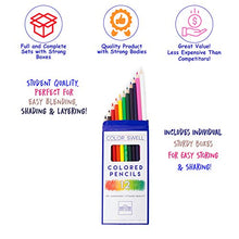 Load image into Gallery viewer, Color Swell Bulk Colored Pencils – 24 Sets, 288 Pre-Sharpened Assorted Vibrant Colors – Ideal for Kids, Teachers, and Classroom Supplies Color Swell