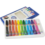 Color Swell Bulk Oil Pastels One Pack of 12 Count Vibrant Colors Teacher Quality Durable Color Swell