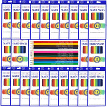 Load image into Gallery viewer, Color Swell Bulk Colored Pencils – 24 Sets, 288 Pre-Sharpened Assorted Vibrant Colors – Ideal for Kids, Teachers, and Classroom Supplies Color Swell