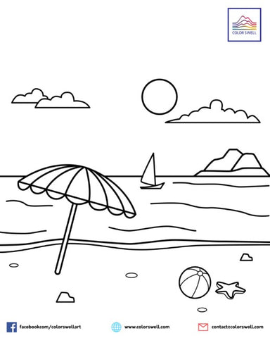 Coloring page: Places – ColorSwell