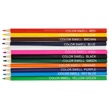 Load image into Gallery viewer, Color Swell Bulk Colored Pencils – 24 Sets, 288 Pre-Sharpened Assorted Vibrant Colors – Ideal for Kids, Teachers, and Classroom Supplies Color Swell