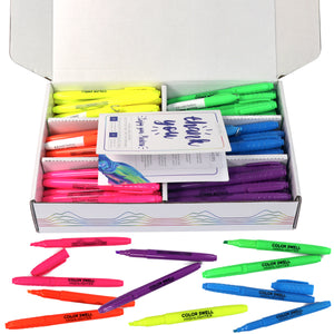 Color Swell Multi-Color Bulk Highlighters 96 Pack Color Swell