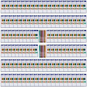 Color Swell Bulk Colored Pencils Packs 120 Sets 12 Count Assorted Vibrant Pre-Sharpened Colors 360 Total Perfect for Kids, Teachers and Classrooms - ColorSwell
