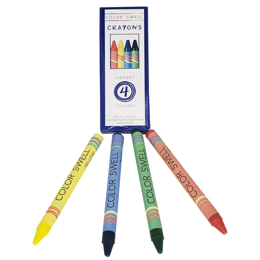 Color Swell Bulk Crayons - 10 Packs 24 Crayons per Pack (240 Crayons Total)  - Bulk Crayons