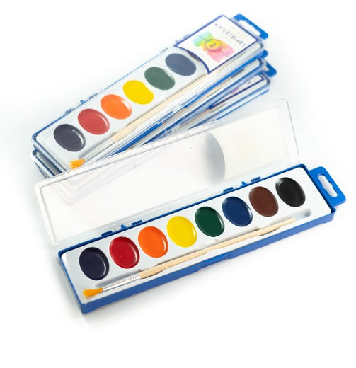 Color Swell Bulk Watercolor Paint Pack (4 Packs, 8 Colors/Pack) Color Swell