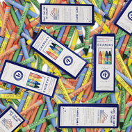 Color Swell Bulk Restaurant Crayons Packs - 300 Packs of 4 Crayons Each (1200 Crayons Total) - ColorSwell