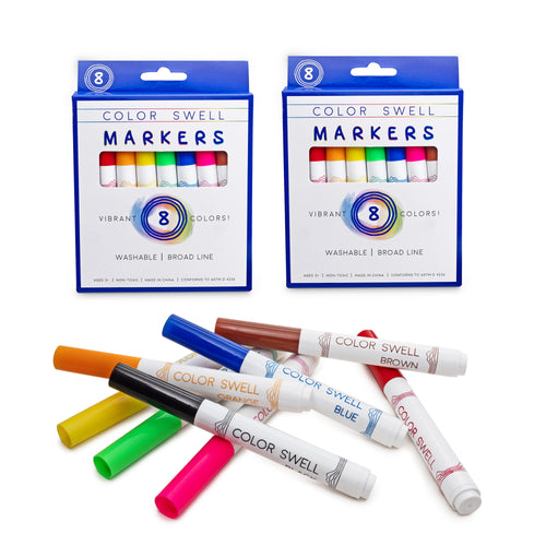 Color Swell Super Tip Washable Markers Bulk Pack 10 Boxes of 8 Vibrant  Colors (80 Total), 1 - Harris Teeter