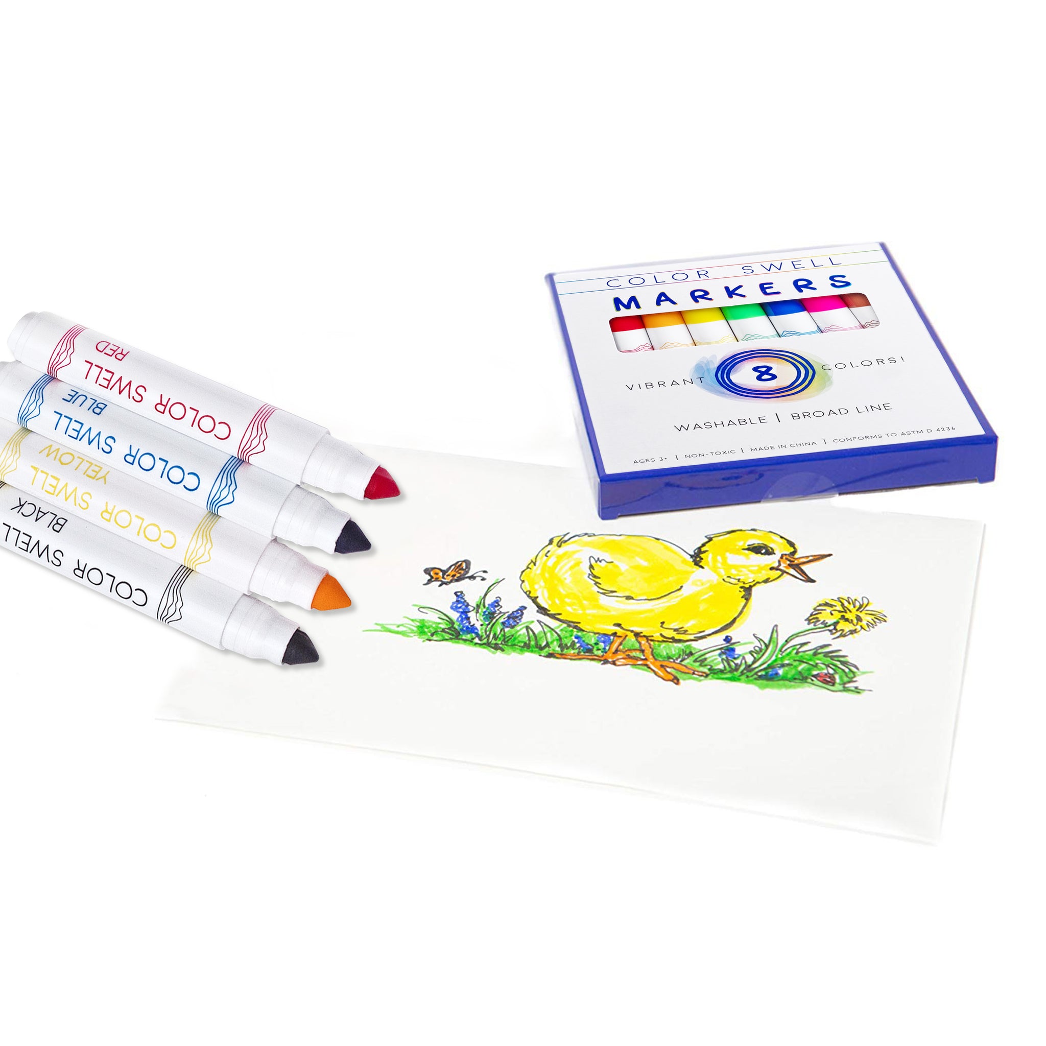 Color Swell Watercolor Bulk Pack (10 Packs, 8 Colors/Pack