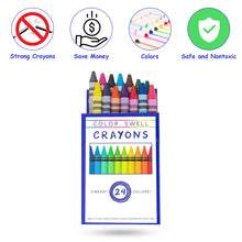 Load image into Gallery viewer, Color Swell Bulk Crayon Packs - 8 Packs Large Neon Crayons and 28 Packs Classic Crayons Color Swell
