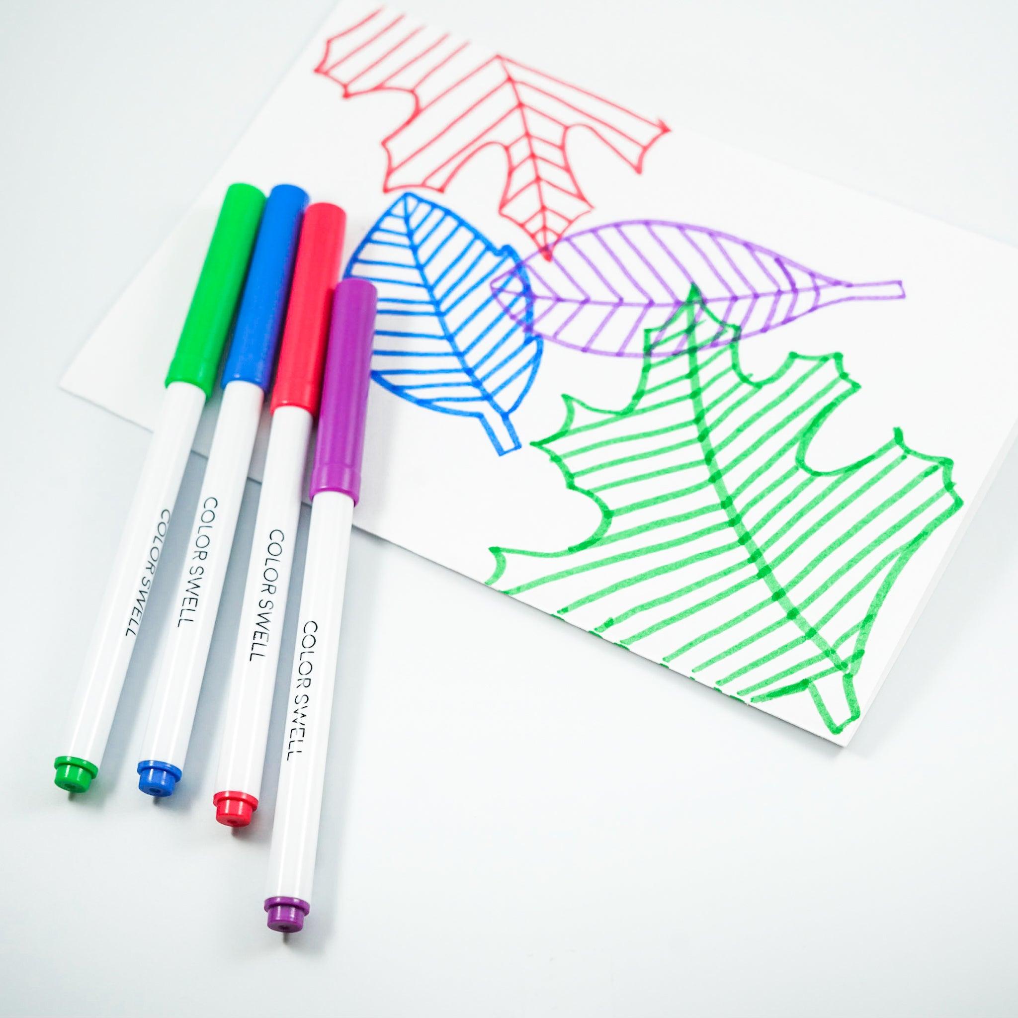 Color Swell Washable Markers Bulk Pack 6 Sets 8 Count Vibrant Colours 48 Total Perfect Bulk Pack For Teachers Kids And Classrooms