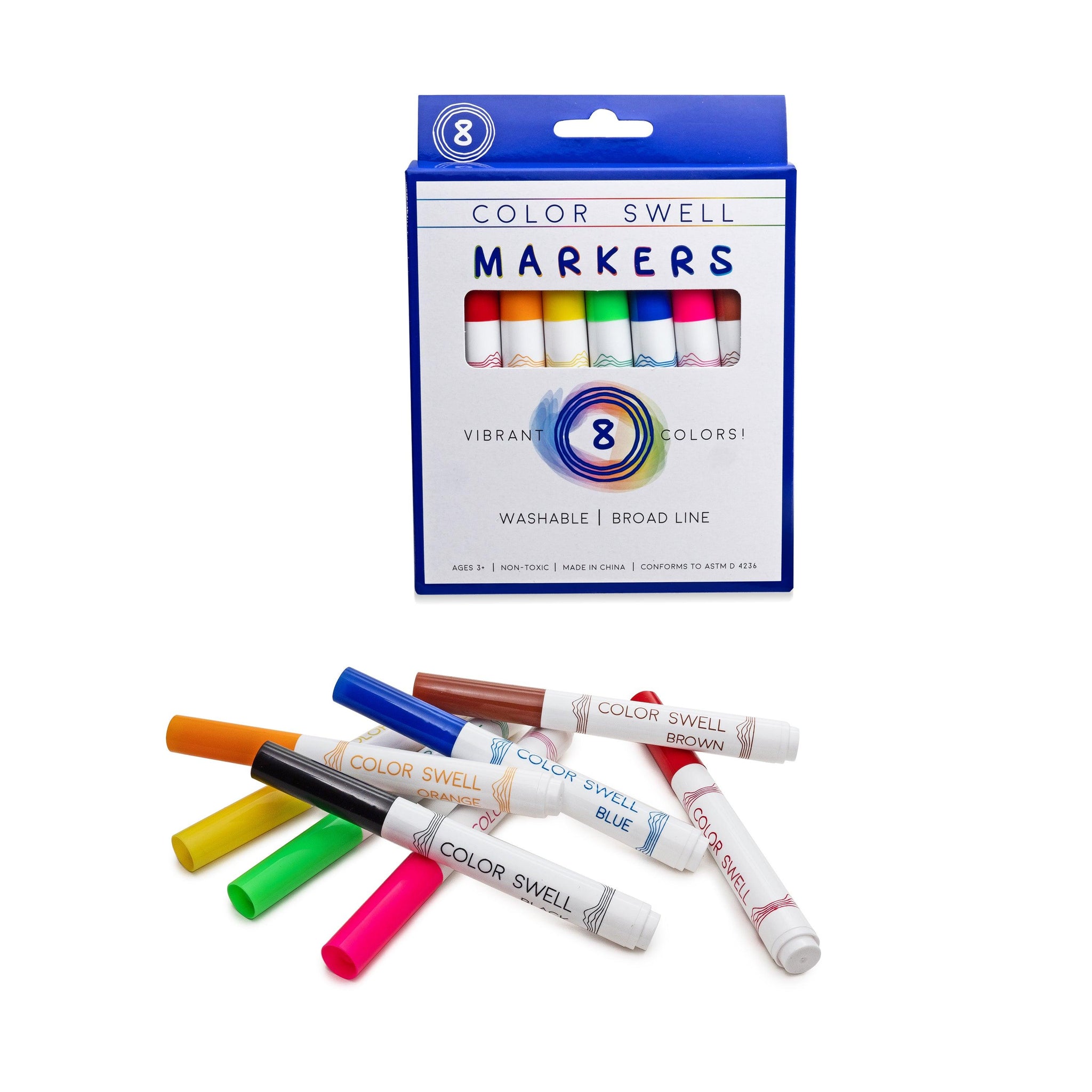 GColour 18 Washable Watercolor Markers – Soft Brush Tips For Coloring, Calligraphy & Painting – Vibrant Art Supplies For School & DIY
