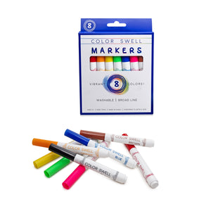 Color Swell Washable Markers Bulk 4 Pack, 8 markers per pack, 32