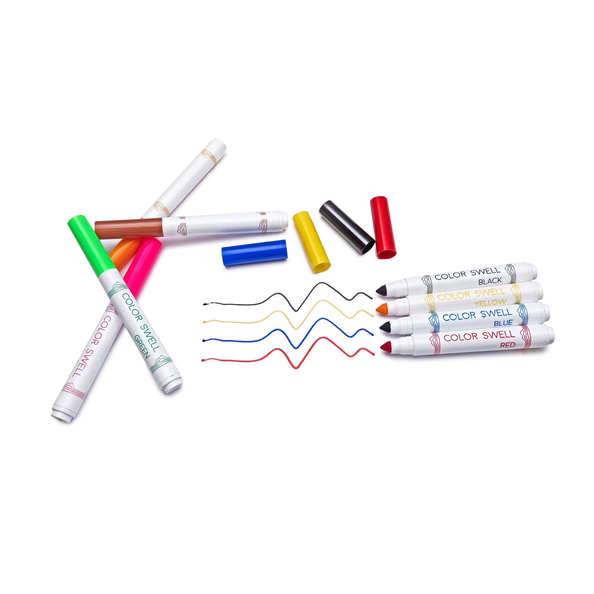 Color Swell Bulk Marker Pack (4 Packs, 8 Markers/Pack) – ColorSwell