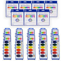 Load image into Gallery viewer, Art Mixed Bulk Pack (10 packs each of Markers and Watercolors) Color Swell